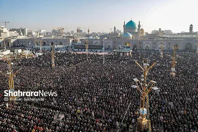 گزارش تصویری | اقامه نماز عید فطر در حرم مطهر امام رضا (ع)