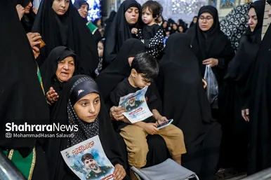 گزارش تصویری | وداع با پیکر مطهر ۴ شهید حمله رژیم صهیونی در حرم مطهر رضوی