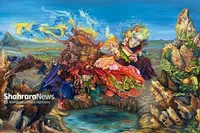 نمایشگاه نقاشی «مرغان عجب» در گالری هنگام مشهد | پرواز میان هراس و حقیقت در ضیافت رنگ و رویا