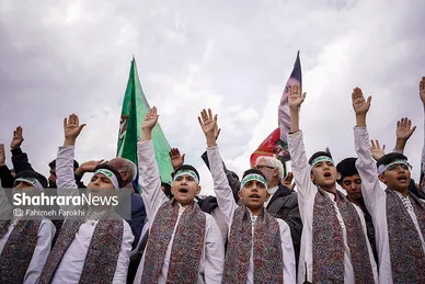 گزارش تصویری | اجتماع عظیم منتظران ظهور در مشهد ۱