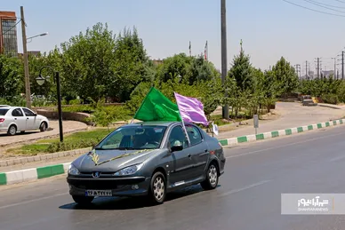 کارناوال خودرویی به مناسبت عید سعید غدیر خم در مشهد
