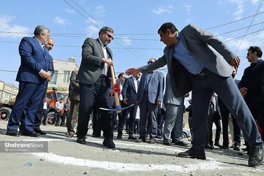 آیین آغاز عملیات اجرایی دوربرگردان غربی و اصلاح هندسی بزرگراه هاشمی رفسنجانی مشهد