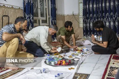 مسیر عاشقی | موکب عشیره آل احمد و آل عیس پذیرای زائران حسینی