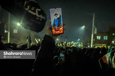 گزارش تصویری | تجمع مردم مشهد در سوگ رهبر انقلاب | شهرک مهرگان