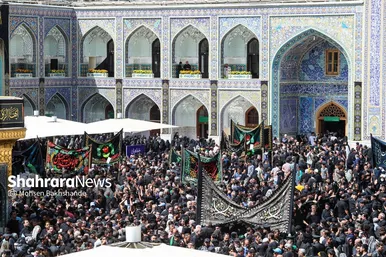 عزاداری روز ۲۸ صفر در حرم مطهر رضوی