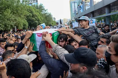 تشییع باشکوه پیکر «شهید غیرت» حمیدرضا الداغی