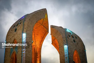 گزارش تصویری | رونمایی از یادمان شهدای بوستان‌های خورشید و اردیبهشت در مشهد