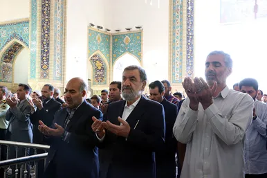 نماز عید فطر در حرم مطهر رضوی