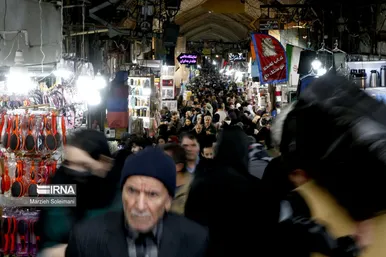بازار تهران در آستانه سال نو