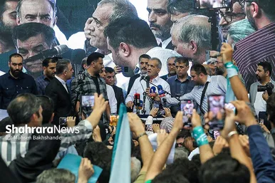 عکس‌هایی از سفر انتخاباتی «مسعود پزشکیان» به مشهد