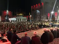 مراسم چهلمین روز شهادت شهدای اقتدار، در حرم  امام‌رضا(ع) برگزار شد