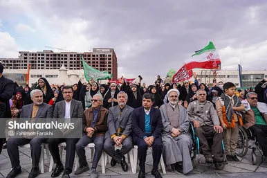 گزارش تصویری | اجتماع عظیم منتظران ظهور در مشهد ۱