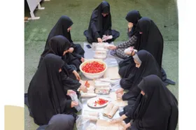 پشت جبهه در دست دختران محله ایثار مشهد