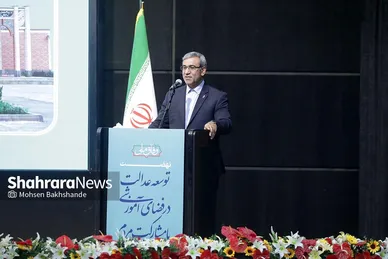 گزارش تصویری | همایش «نهضت توسعه عدالت آموزشی با رویکرد محرومیت‌زدایی از فضاها و تجهیزات آموزشی و کیفیت‌بخشی با مشارکت مردم» با حضور رئیس‌جمهور