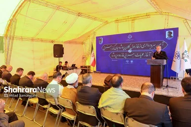 گزارش تصویری | افتتاح فاز اول میان‌گذر جنوبی مشهد