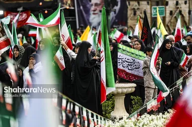 گزارش تصویری | مراسم چهلمین روز شهادت رهبر شهید انقلاب اسلامی در مشهد ۱