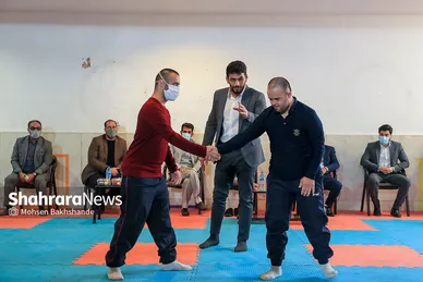 بازدید حسن یزدانی از آسایشگاه شهید بهشتی مشهد
