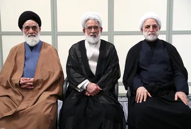 عکس‌هایی از دیدار مسئولان قوه قضائیه با رهبر معظم انقلاب (۲۵ تیر ۱۴۰۴)