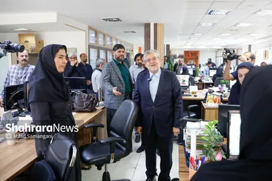 گزارش تصویری | بازدید محمدرضا قلندر شریف شهردار مشهد از موسسه فرهنگی شهرآرا