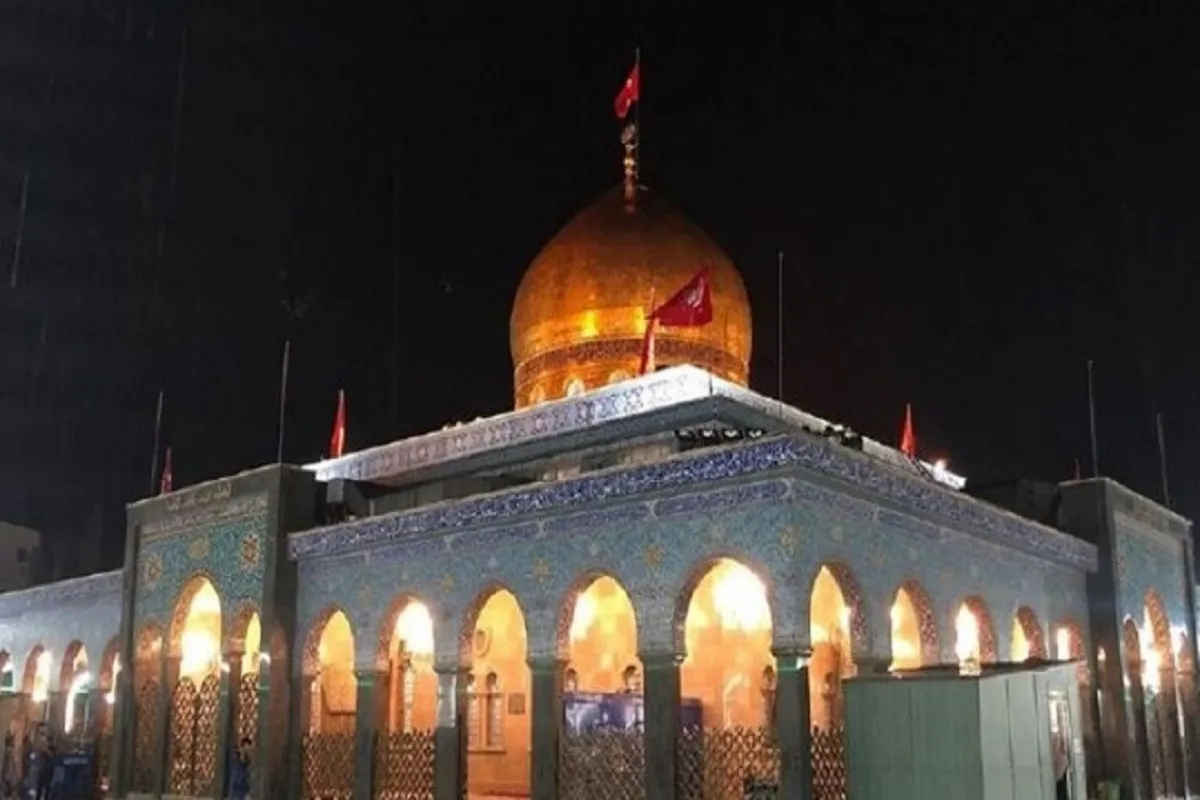 شام غریبان امام حسین(ع) پشت درهای بسته حرم حضرت زینب(س) + فیلم