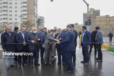 گزارش تصویری | آیین بهره‌برداری و اتصال بولوار دکتر حسابی به بزرگراه پیامبراعظم(ص)