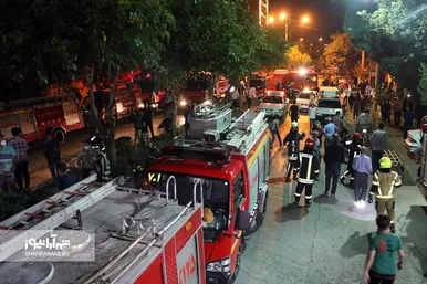 انفجار شدید یک ساختمان مسکونی در بلوار فاطمیه مشهد