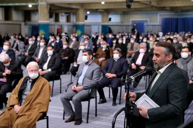 دیدار مداحان اهل‌بیت (علیهم السلام) با رهبر معظم انقلاب