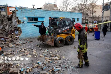 تصاویری از انفجار یک منزل مسکونی در ابوذر غفاری مشهد