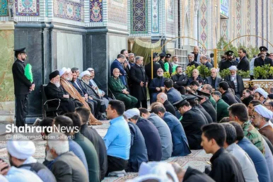 برگزاری مراسم چهلم شهدای خدمت در حرم امام‌رضا(ع) (۱۲ تیر ۱۴۰۳)