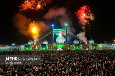 عکس | حال و هوای مسجد جمکران در شب نیمه شعبان