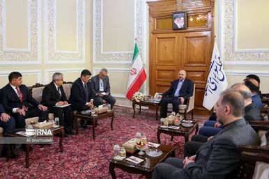عکس‌هایی از دیدارهای رئیس مجلس با میهمانان خارجی مراسم تحلیف