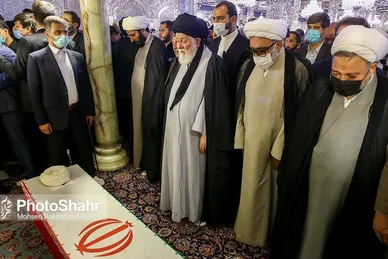 تشییع پیکر شهید حجت الاسلام دارایی در مشهد