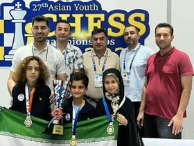 کسب مدال نقره آسیا برای دختر شطرنج باز مشهدی