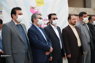 کاروان‌های گل دوچرخه‌سوار منتظران بهار