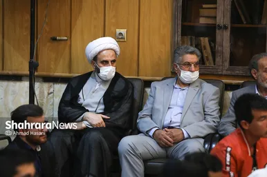 آیین احیای کرسی‌های تلاوت قرآن کریم در مسجد کرامت مشهد
