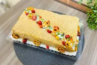 دستور پخت کیک مرغ در خانه + فیلم