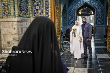 گزارش تصویری | حال و هوای حرم مطهر رضوی در شب میلاد پیامبر اکرم