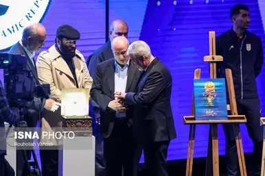 مراسم رونمایی از پیراهن تیم ملی فوتبال برای جام جهانی