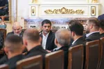 مراسم تجلیل از قهرمانان کشتی توسط رئیس جمهور برگزار شد + عکس