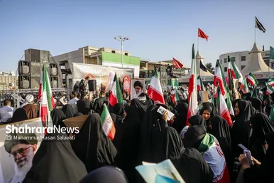 گزارش تصویری | راهپیمایی روز ملی عفاف و حجاب در مشهد (۲۱ تیر ۱۴۰۴)