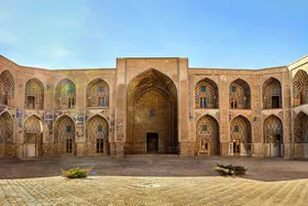 مدرسه غیاثیه خرگرد، تابلوی تمام&zwnj;نمای معماری خراسان