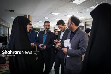 گزارش تصویری | ادامه بازدید مدیران استانی و شهری از موسسه فرهنگی شهرآرا به مناسبت روز خبرنگار