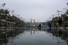 ویدئو| بارش باران در بین&zwnj;الحرمین