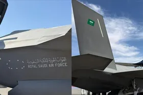 اف-۳۵ آمریکایی با هویت عربستانی در نمایشگاه دفاعی ریاض رونمایی شد