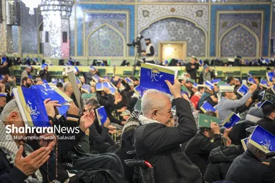 گزارش تصویری | مراسم احیای دومین شب قدر در حرم مطهر امام رضا (ع)