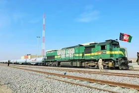 افزایش ۱۰ برابری حمل کالا به افغانستان در مسیر ریلی خواف -هرات&nbsp;