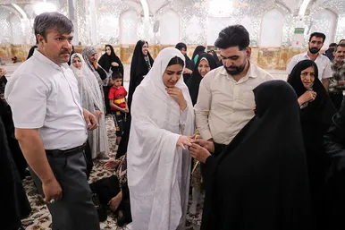 با اجازه امام رضا علیه السلام،