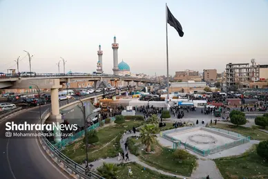 گزارش تصویری | آغاز حرکت زائران پیاده از نجف به کربلا