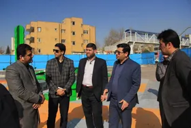 بازدید از روند آماده&zwnj;سازی و نصب یادمان&zwnj;های نوروزی تحت عنوان جشنواره میدان جانباز مشهد