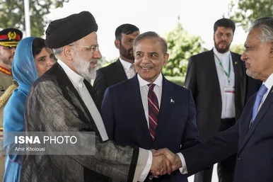 استقبال رسمی شهباز شریف از سید ابراهیم رئیسی